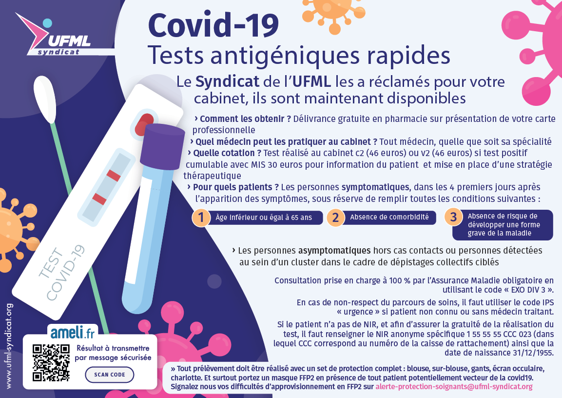 Covid 19: tout savoir sur les tests antigéniques