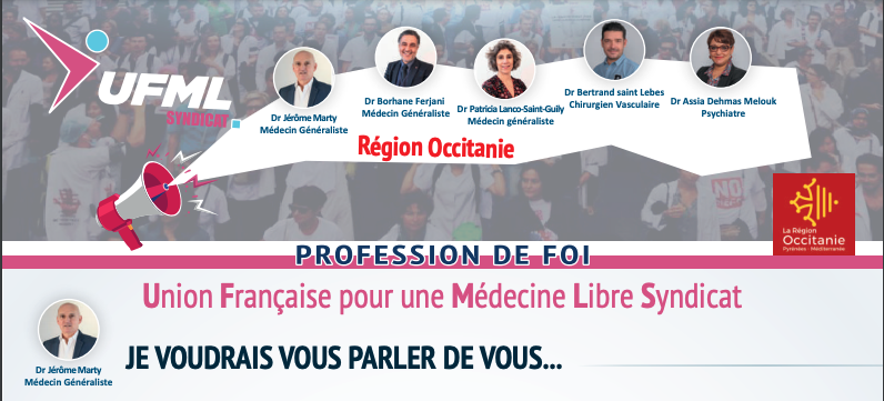 Profession de foi 1 Occitanie URPS 2021 UFMLS