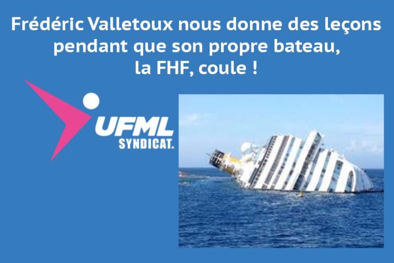 Frédéric Valletoux donne des leçons d’intérêt général à la médecine libérale tandis que son propre bateau, la FHF, coule&nbsp;!
