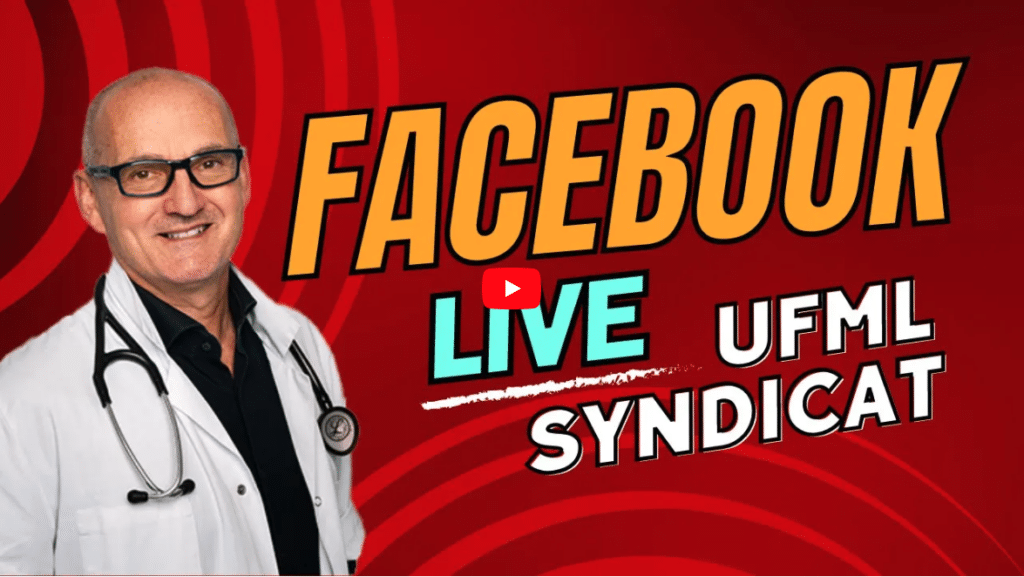 L'heure est grave pour la médecine libérale - Jérôme Marty dans une vidéo Facebook live