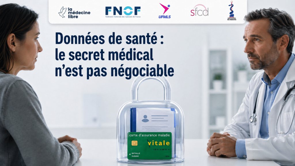 Données de santé : des organisations alertent contre l'ouverture de l'accès aux données médicales - Communiqué de presse, jeudi 23 avril 2026